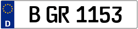 Truck License Plate